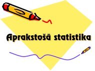 Aprakstošā statistika