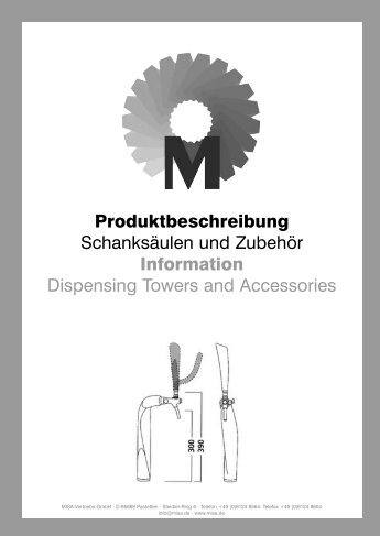 Produktbeschreibung Schanksäulen und Zubehör - Misa Vertriebs ...