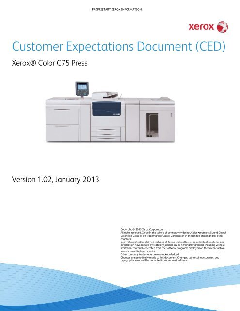 Customer Expectations Document (CED)