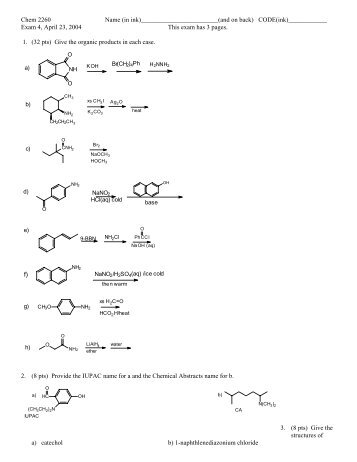 Exam 4 - myWeb