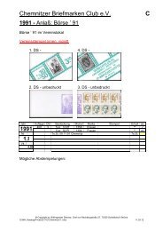 Chemnitzer Briefmarken Club e.V C