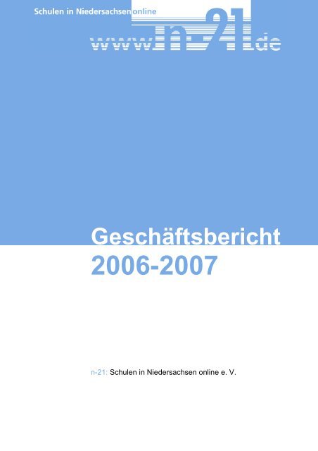 Tätigkeitsbericht 2006/07 (PDF) - n-21