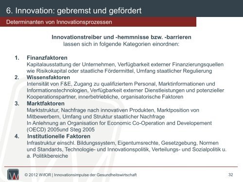 Innovationsimpulse der Gesundheitswirtschaft -