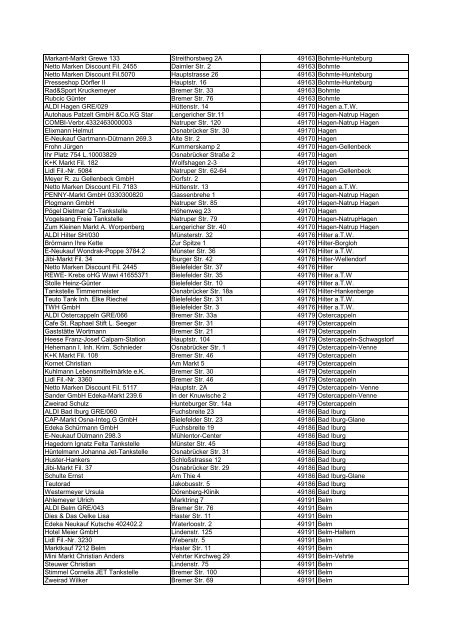 Verkaufsstellen rad & tour - NOZ.de