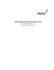 HELIX MOBILE PRODUCER USER’S GUIDE Helix Mobile Producer 13.1