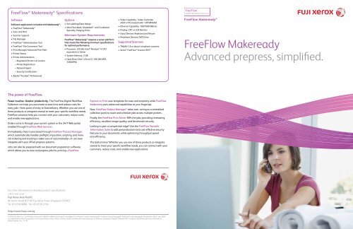 FreeFlow Makeready Advanced prepress simplified