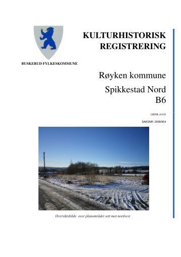 Røyken kommune Spikkestad Nord B6