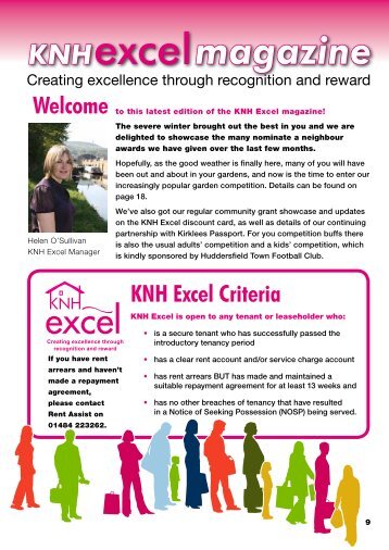 KNH Excel Magazine May 2010 - Kirklees Neighbourhood Housing