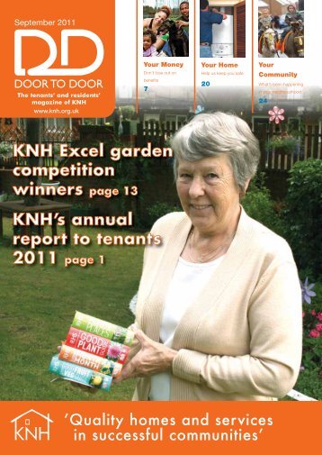 KNH’s annual report to tenants 2011 KNH Excel garden competition winners