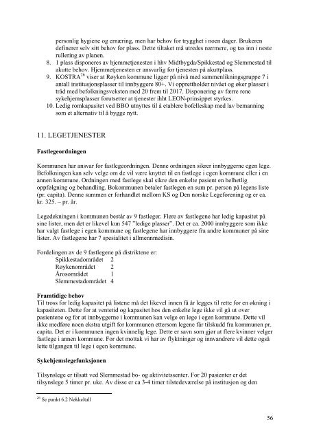 Pleie- og omsorgsplan for Røyken kommune 2008 - 2018