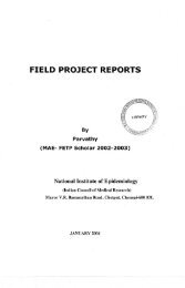 FIELD PROJECT REPORTS}