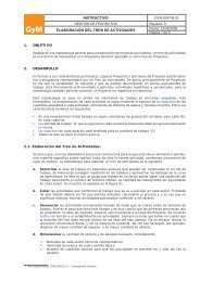 INSTRUCTIVO ELABORACIÓN DEL TREN DE ACTIVIDADES