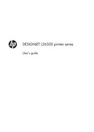 DESIGNJET L26500 printer series
