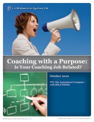 Coaching with a Purpose
