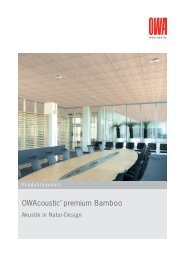 OWAcoustic ® premium Bamboo – Druckschrift 892 [PDF, 320 KB