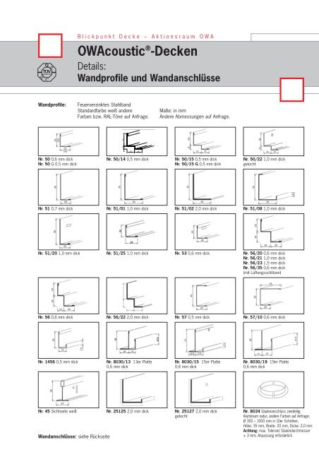 OWAcoustic®-Decken