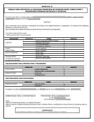 Notas: Adjuntar los balances generales y los estados financieros ...