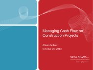 Managing Cash Flow on Construction Projects