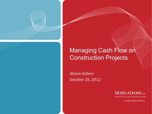 Managing Cash Flow on Construction Projects