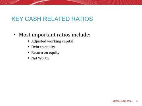 Managing Cash Flow on Construction Projects