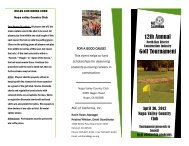 12th Annual Golf Tournament