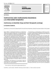 Farmacia Hospitalaria Vol. 33 NÂº4 - Julio/Agosto 2009 - Cemefar