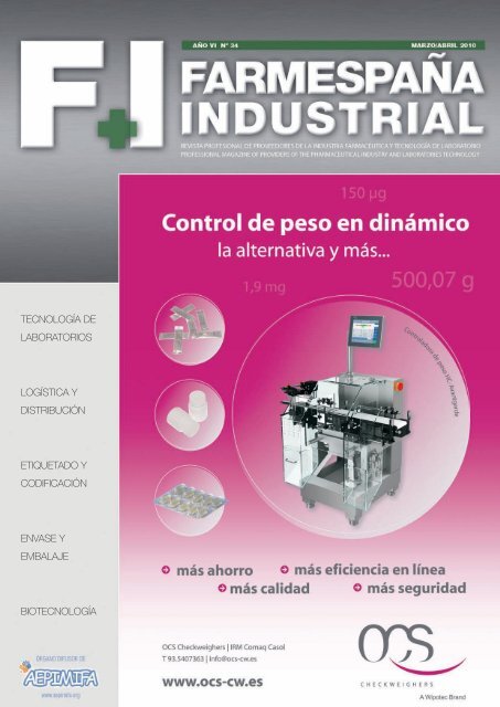 FarmaespaÃ±a Industrial NÂº 34 - Marzo/Abril 2010 - Cemefar