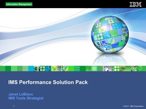 IMS Performance Solution Pack - SpDUG
