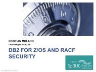 DB2 FOR Z/OS AND RACF SECURITY