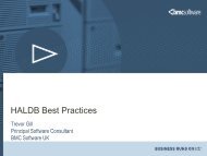 HALDB Best Practices