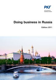 Doing business in Russia - PKF International