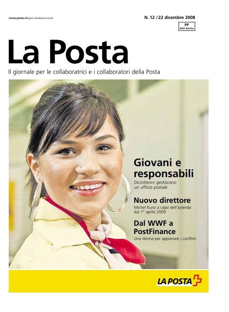 Ã‚Â«La PostaÃ‚Â» - giornale del personale - Die Schweizerische Post