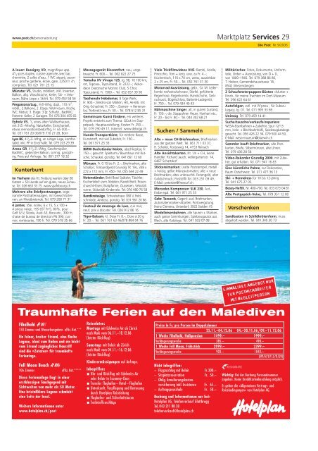 «Faire Lösung» «Adieu spitze Feder ... - Die Schweizerische Post