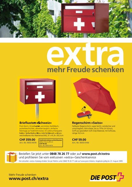 Die Lupe, das Briefmarkenmagazin - Die Schweizerische Post