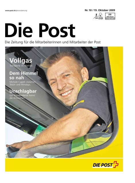 «Die Post» - Personalzeitung - Die Schweizerische Post