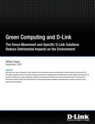Green Computing and D-Link