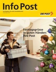 Info Post Dezember 2010Link wird in einem - Die Schweizerische Post