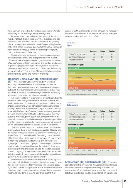 Emerging Trends in Real Estate® Europe 2012 - PwC