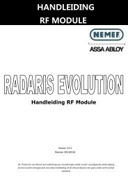 HANDLEIDING RF MODULE