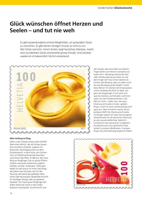 Die Lupe, Das Briefmarkenmagazin  - Die Schweizerische Post