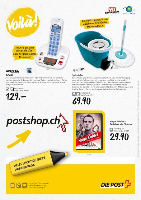 Die Lupe, Das Briefmarkenmagazin  - Die Schweizerische Post