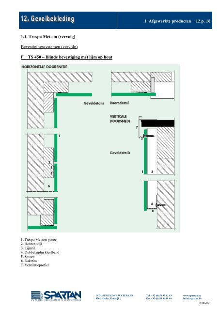 1. Afgewerkte producten 12.p. 01 1.1. Trespa Meteon Trespa ...