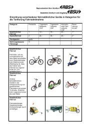 Einordnung verschiedener fahrradähnlicher Geräte in ... - RBS