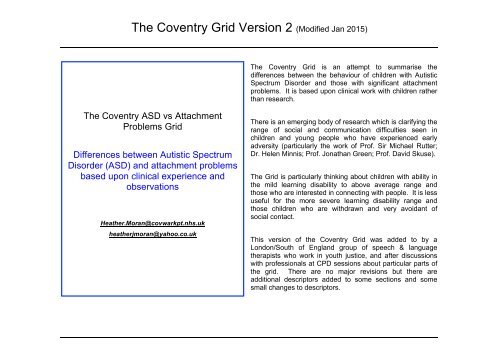 The Coventry Grid Version 2