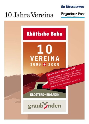 10 Jahre Vereina - Rhätische Bahn