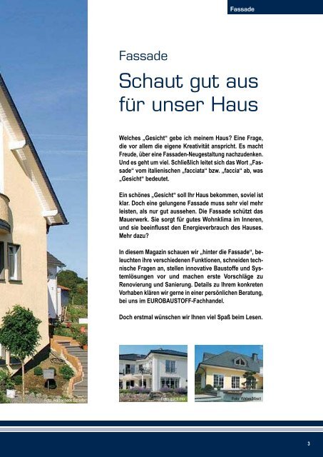 Fassade - bei der RHG