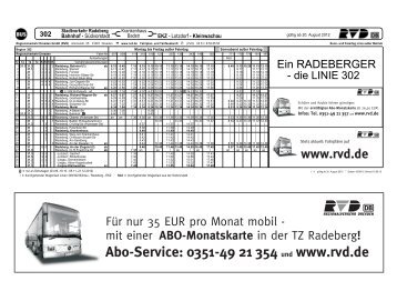 302 - Regionalverkehr Dresden