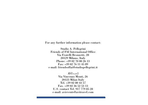 For Any Further Information Please Contact Studio A Friends Of Fai