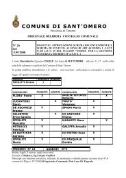 il consiglio comunale - Comune di Sant'Omero