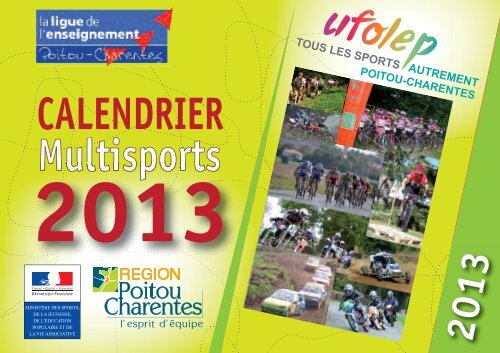 Calendrier Ufolep Poitou Charentes 2013